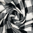 black & white buffalo check plaid robert kaufman